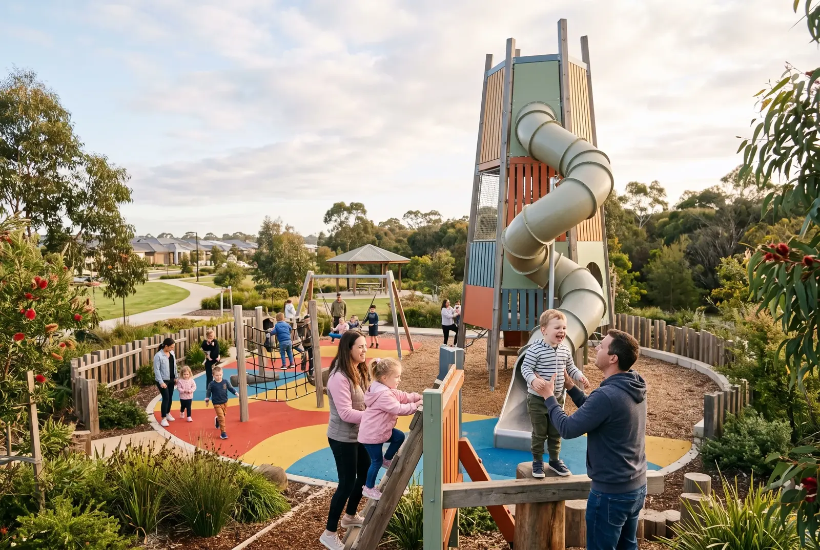 Indicative neighbourhood playground and community space