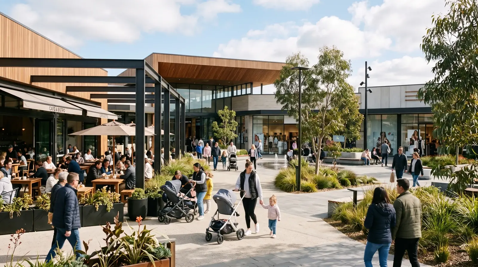 Indicative town centre and employment area